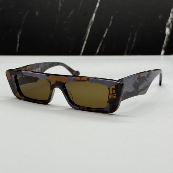 NEW GG1331S 006 GUCCI SUNGLASSES GREY HAVANA BROWN UNISEX EYEWEAR GUCCI main image 13